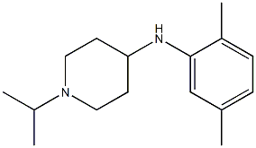 N-(2,5-dimethylphenyl)-1-(propan-2-yl)piperidin-4-amine Struktur