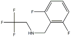 N-(2,6-difluorobenzyl)-N-(2,2,2-trifluoroethyl)amine Struktur