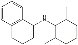 N-(2,6-dimethylcyclohexyl)-1,2,3,4-tetrahydronaphthalen-1-amine Struktur