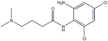 N-(2-amino-4,6-dichlorophenyl)-4-(dimethylamino)butanamide Struktur