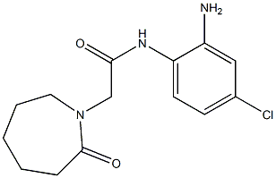 N-(2-amino-4-chlorophenyl)-2-(2-oxoazepan-1-yl)acetamide Struktur