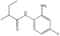 N-(2-amino-4-fluorophenyl)-2-methylbutanamide Struktur