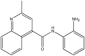 N-(2-aminophenyl)-2-methylquinoline-4-carboxamide Struktur