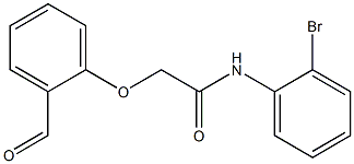 N-(2-bromophenyl)-2-(2-formylphenoxy)acetamide Struktur