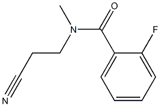 N-(2-cyanoethyl)-2-fluoro-N-methylbenzamide Struktur