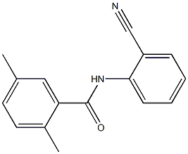 N-(2-cyanophenyl)-2,5-dimethylbenzamide Struktur