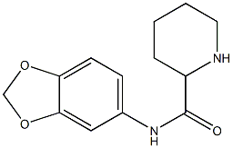 N-(2H-1,3-benzodioxol-5-yl)piperidine-2-carboxamide Struktur