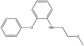 N-(2-methoxyethyl)-2-phenoxyaniline Struktur