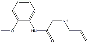 N-(2-methoxyphenyl)-2-(prop-2-en-1-ylamino)acetamide Struktur