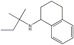 N-(2-methylbutan-2-yl)-1,2,3,4-tetrahydronaphthalen-1-amine Struktur