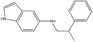 N-(2-phenylpropyl)-1H-indol-5-amine Struktur