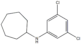 N-(3,5-dichlorophenyl)cycloheptanamine Struktur