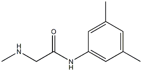 N-(3,5-dimethylphenyl)-2-(methylamino)acetamide Struktur