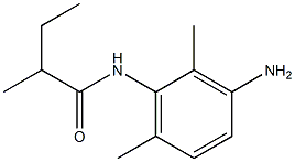 N-(3-amino-2,6-dimethylphenyl)-2-methylbutanamide Struktur