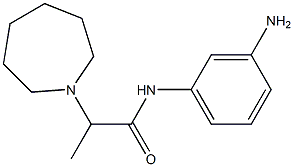 N-(3-aminophenyl)-2-azepan-1-ylpropanamide Struktur