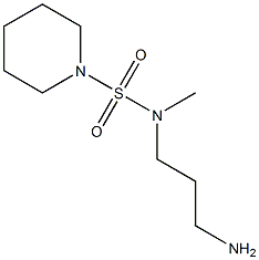 N-(3-aminopropyl)-N-methylpiperidine-1-sulfonamide Struktur