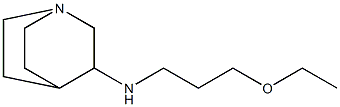 N-(3-ethoxypropyl)-1-azabicyclo[2.2.2]octan-3-amine Struktur