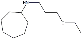 N-(3-ethoxypropyl)cycloheptanamine Struktur