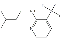 N-(3-methylbutyl)-3-(trifluoromethyl)pyridin-2-amine Struktur