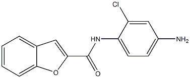 N-(4-amino-2-chlorophenyl)-1-benzofuran-2-carboxamide Struktur