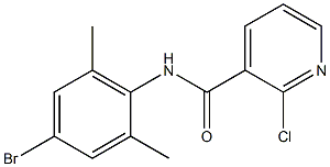 N-(4-bromo-2,6-dimethylphenyl)-2-chloropyridine-3-carboxamide Struktur