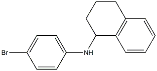 N-(4-bromophenyl)-1,2,3,4-tetrahydronaphthalen-1-amine Struktur