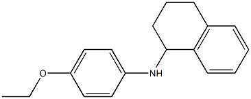 N-(4-ethoxyphenyl)-1,2,3,4-tetrahydronaphthalen-1-amine Struktur