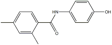 N-(4-hydroxyphenyl)-2,4-dimethylbenzamide Struktur