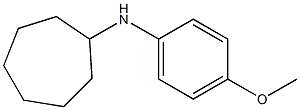 N-(4-methoxyphenyl)cycloheptanamine Struktur