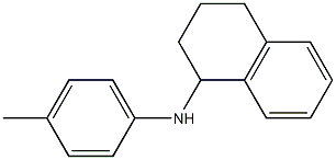 N-(4-methylphenyl)-1,2,3,4-tetrahydronaphthalen-1-amine Struktur