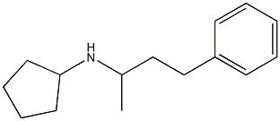 N-(4-phenylbutan-2-yl)cyclopentanamine Struktur