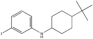 N-(4-tert-butylcyclohexyl)-3-iodoaniline Struktur