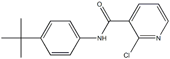 N-(4-tert-butylphenyl)-2-chloropyridine-3-carboxamide Struktur