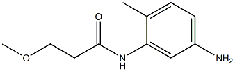 N-(5-amino-2-methylphenyl)-3-methoxypropanamide Struktur