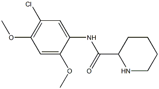 N-(5-chloro-2,4-dimethoxyphenyl)piperidine-2-carboxamide Struktur