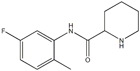 N-(5-fluoro-2-methylphenyl)piperidine-2-carboxamide Struktur