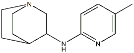 N-(5-methylpyridin-2-yl)-1-azabicyclo[2.2.2]octan-3-amine Struktur