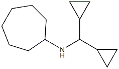 N-(dicyclopropylmethyl)cycloheptanamine Struktur