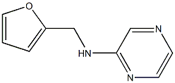 N-(furan-2-ylmethyl)pyrazin-2-amine Struktur