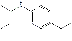 N-(pentan-2-yl)-4-(propan-2-yl)aniline Struktur