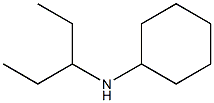 N-(pentan-3-yl)cyclohexanamine Struktur