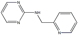 N-(pyridin-2-ylmethyl)pyrimidin-2-amine Struktur