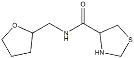 N-(tetrahydrofuran-2-ylmethyl)-1,3-thiazolidine-4-carboxamide Struktur