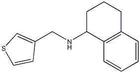 N-(thiophen-3-ylmethyl)-1,2,3,4-tetrahydronaphthalen-1-amine Struktur