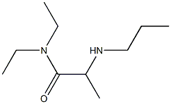 N,N-diethyl-2-(propylamino)propanamide Struktur