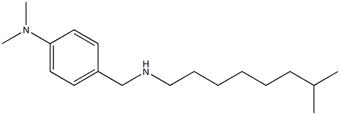 N,N-dimethyl-4-{[(7-methyloctyl)amino]methyl}aniline Struktur