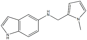 N-[(1-methyl-1H-pyrrol-2-yl)methyl]-1H-indol-5-amine Struktur