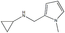 N-[(1-methyl-1H-pyrrol-2-yl)methyl]cyclopropanamine Struktur