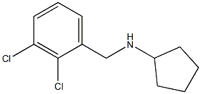 N-[(2,3-dichlorophenyl)methyl]cyclopentanamine Struktur