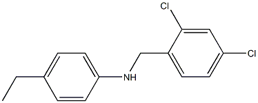 N-[(2,4-dichlorophenyl)methyl]-4-ethylaniline Struktur